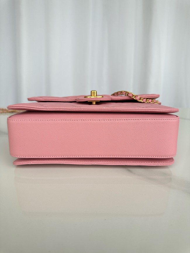 Chanel FLAP BAG WITH TOP HANDLE AS5166 pink