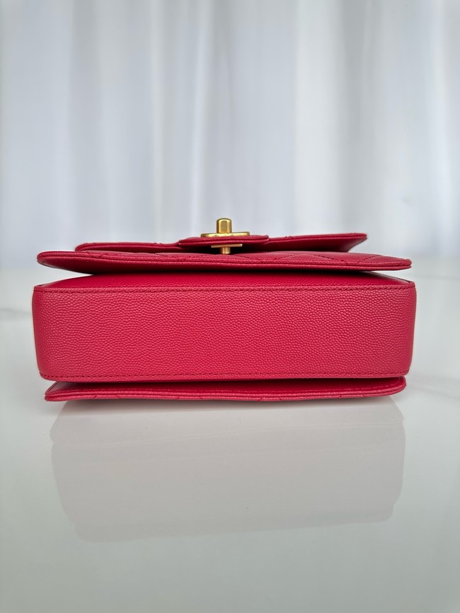 Chanel MINI FLAP BAG WITH TOP HANDLE AS5165 red