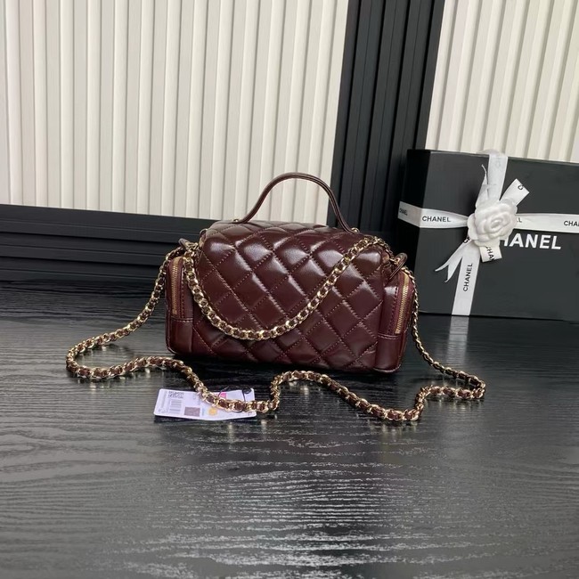 Chanel CAMERA CASE AS5222 Burgundy