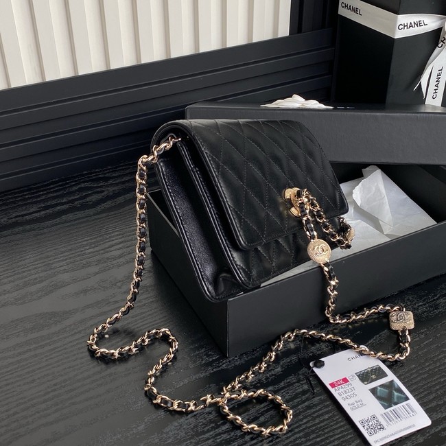 Chanel WALLET ON CHAIN AP4299 black