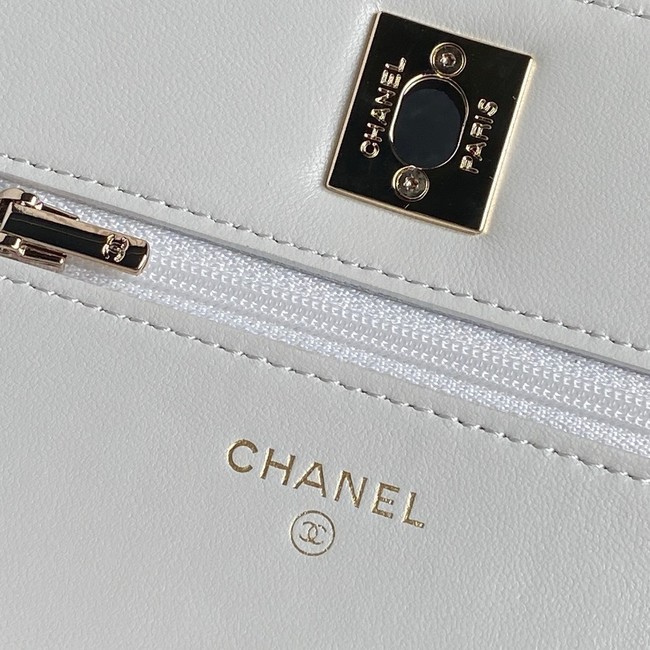 Chanel WALLET ON CHAIN AP4299 white