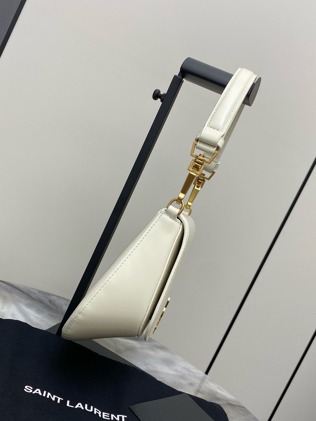 SAINT LAURENT VOLTAIRE TOP HANDLE IN BOX 800846 BLANC VINTAGE