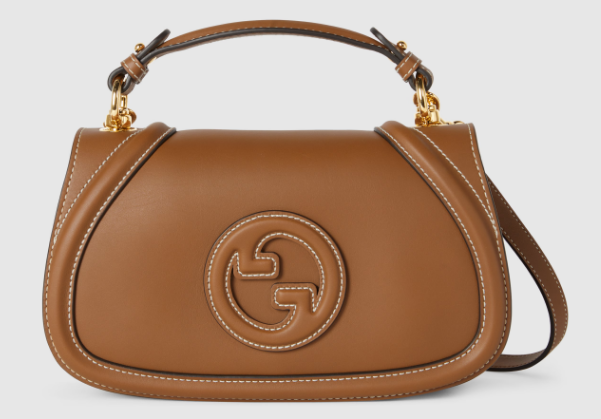 GUCCI BLONDIE SMALL TOP HANDLE BAG 815714 Brown