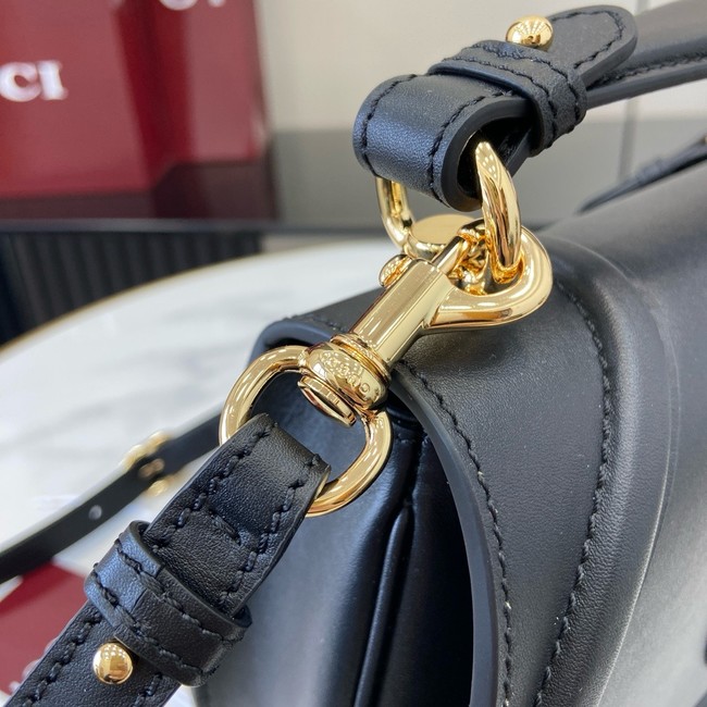 GUCCI BLONDIE SMALL TOP HANDLE BAG 815714 black