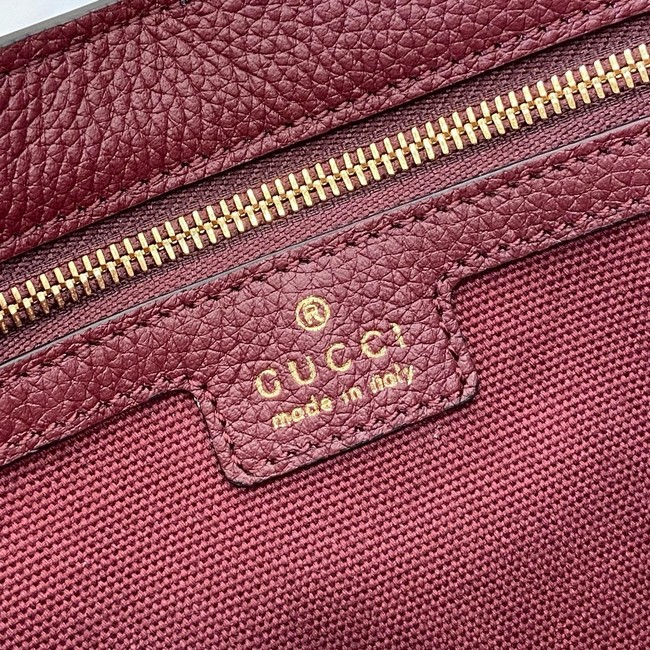 GUCCI JACKIE 1961 SMALL SHOULDER BAG 810232 Rosso Ancora red