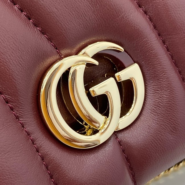 Gucci GG MILANO MINI TOP HANDLE BAG 806017-1 Rosso Ancora red 