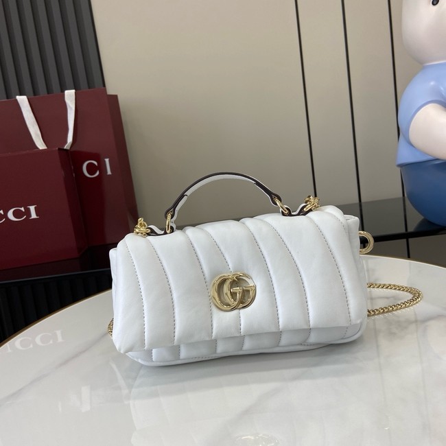 Gucci GG MILANO MINI TOP HANDLE BAG 806017-1 White