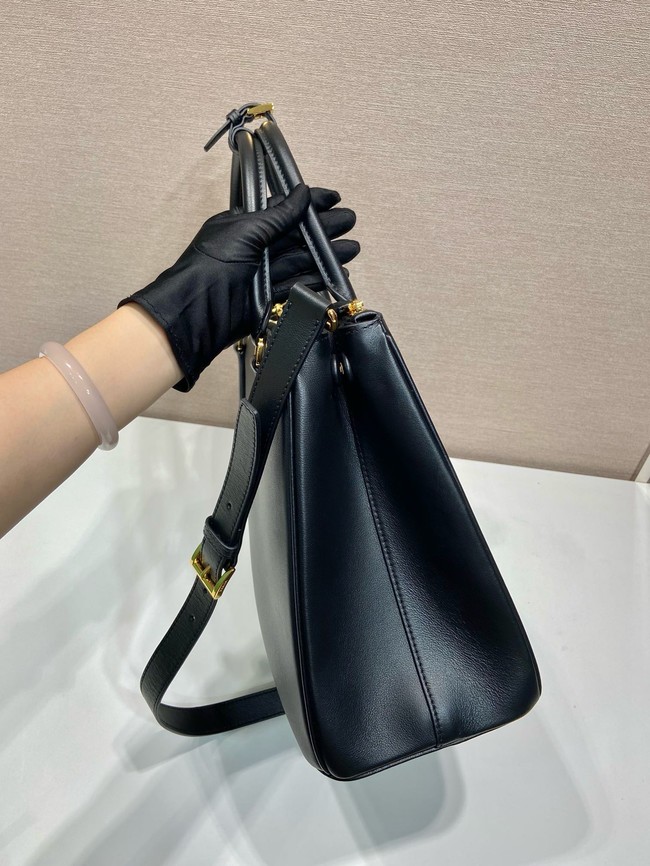 Prada Large Prada Galleria leather bag 1BA446 black