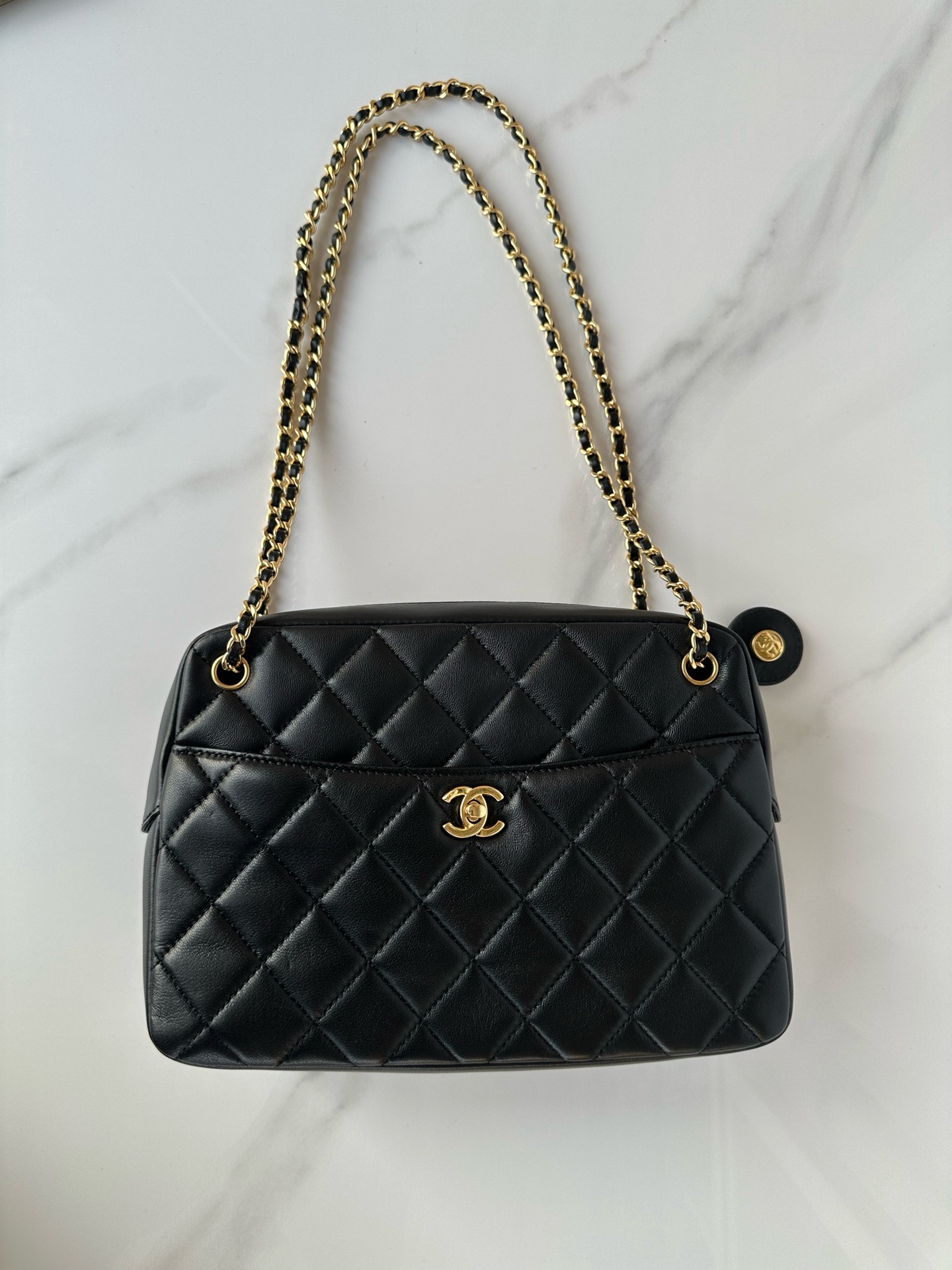 Chanel CAMERA CASE AS5187 BLACK