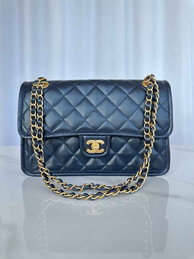 Chanel LARGE FLAP BAG AS5145 Navy Blue