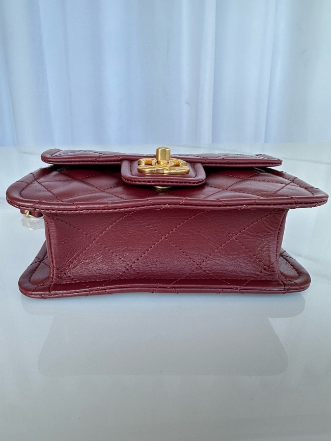 Chanel MINI CLASSIC HANDBAG AS5226 Burgundy