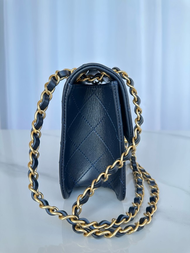 Chanel MINI CLASSIC HANDBAG AS5226 Navy Blue