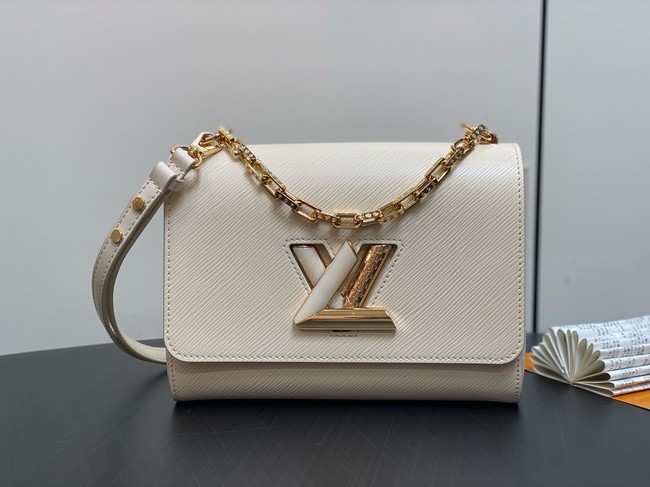 Louis Vuitton Twist MM M24630 Quartz White