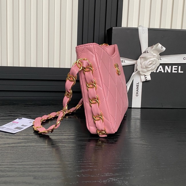 Chanel HOBO HANDBAG AS5177 pink