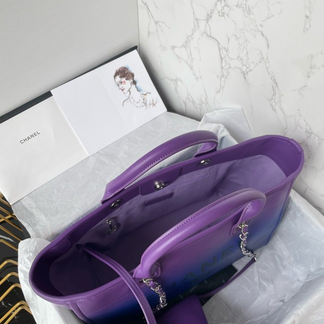 Chanel SHOPPING BAG AS3351 purple