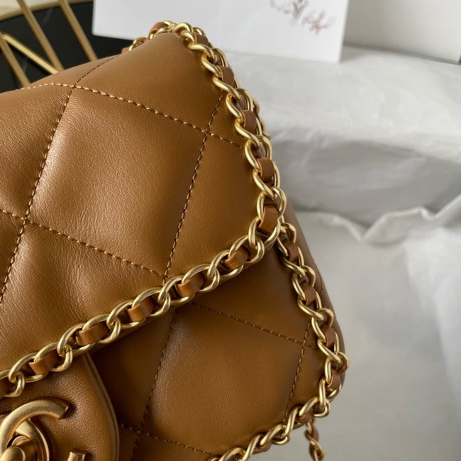 Chanel SMALL FLAP BAG AS5089 BROWN