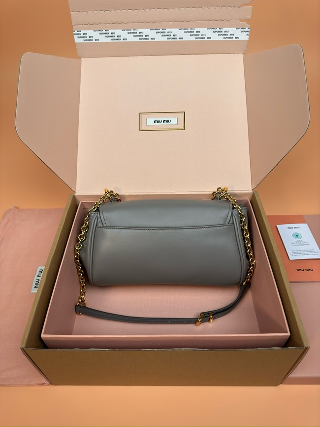 MIU MIU Leather Shoulder Bags 2233 gray