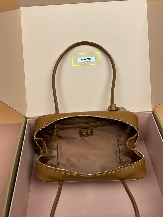 MIU MIU Leather Shoulder Bags 2235 Camel