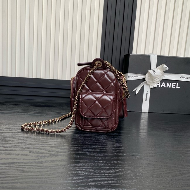 Chanel CAMERA CASE AS5156 Burgundy