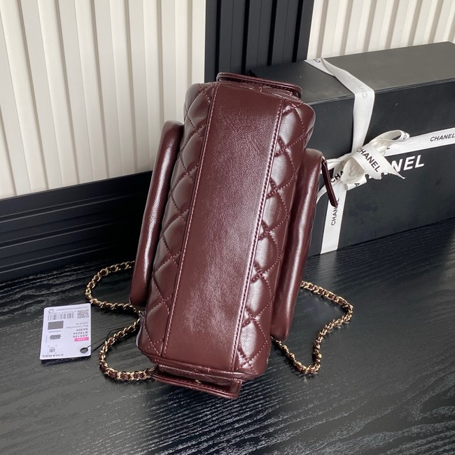 Chanel CAMERA CASE AS5156 Burgundy