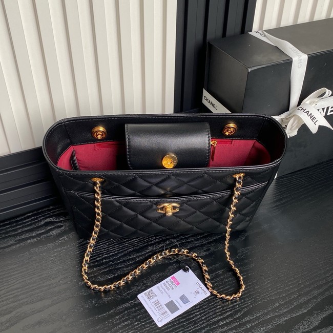 Chanel SMALL SHOPPING BAG AS5215 BLACK