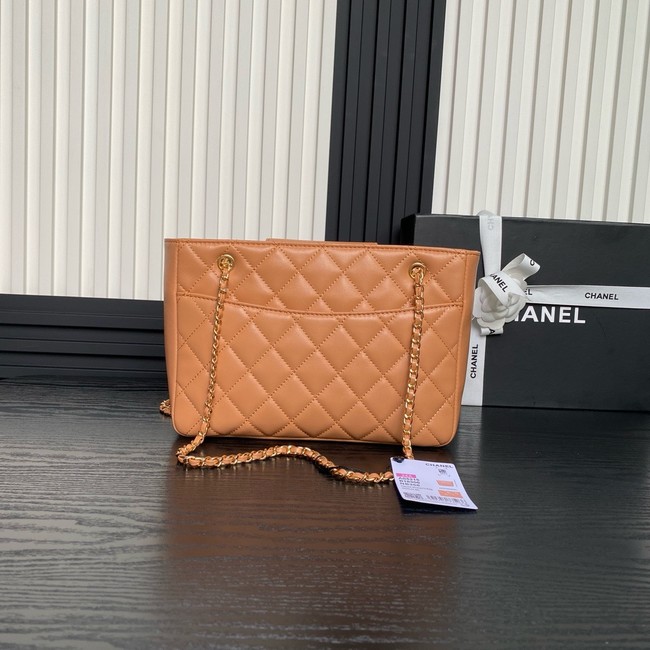 Chanel SMALL SHOPPING BAG AS5215 Camel