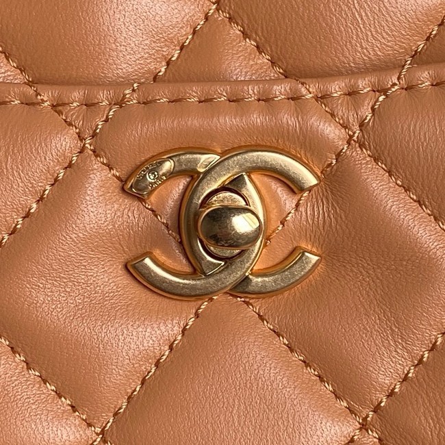 Chanel SMALL SHOPPING BAG AS5215 Camel