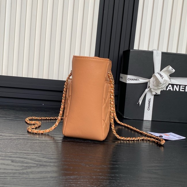 Chanel SMALL SHOPPING BAG AS5215 Camel