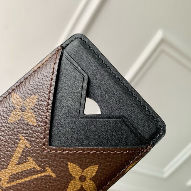 Louis Vuitton Porte-Cartes Magnet M12853 brown&black