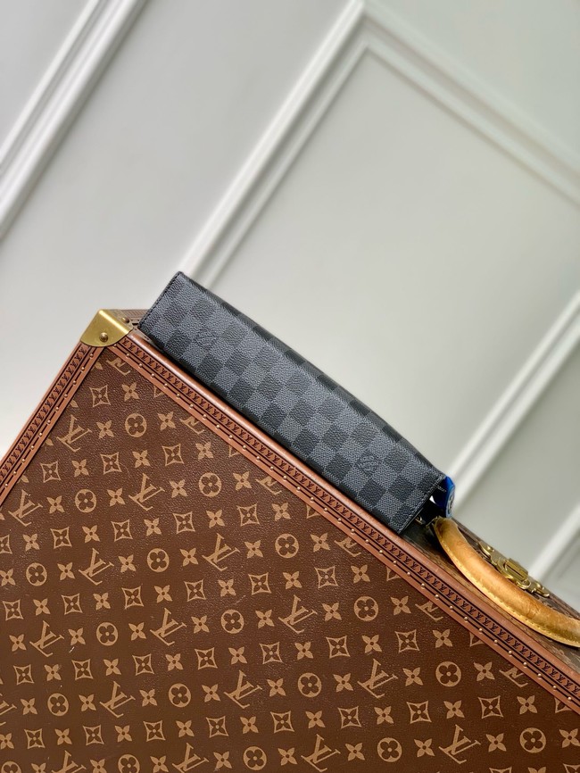 Louis Vuitton Pochette Voyage MM N00088 Indigo Blue