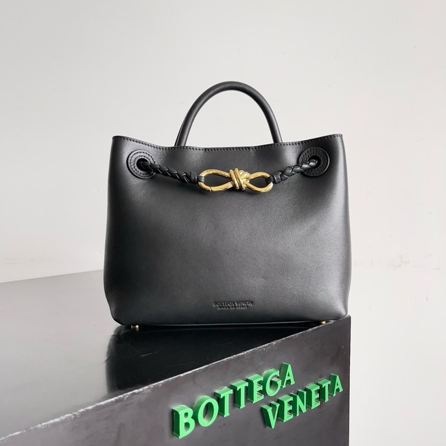 Bottega Veneta Small Andiamo Silky calfskin 766014 black