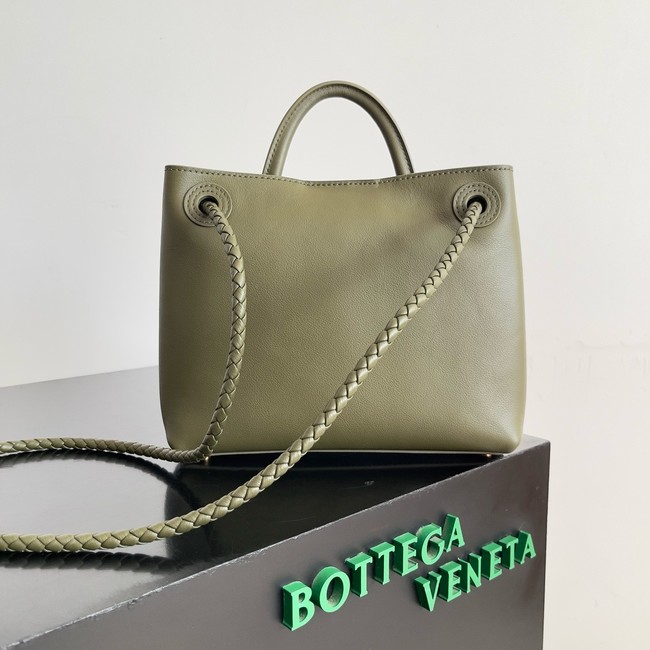 Bottega Veneta Small Andiamo Silky calfskin 766014 green