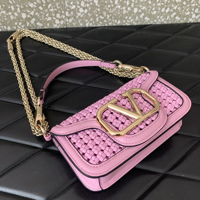 VALENTINO Super Mini chain bag 5041 pink purple