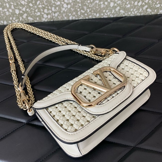 VALENTINO Super Mini chain bag 5041 white