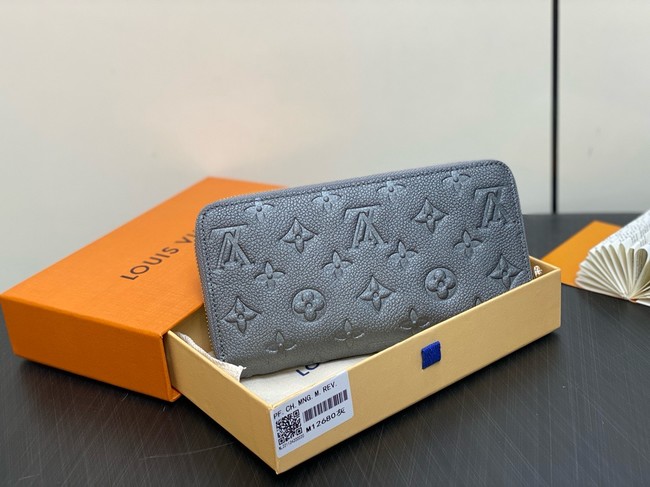 Louis Vuitton Zippy Wallet M12680 Gun metal