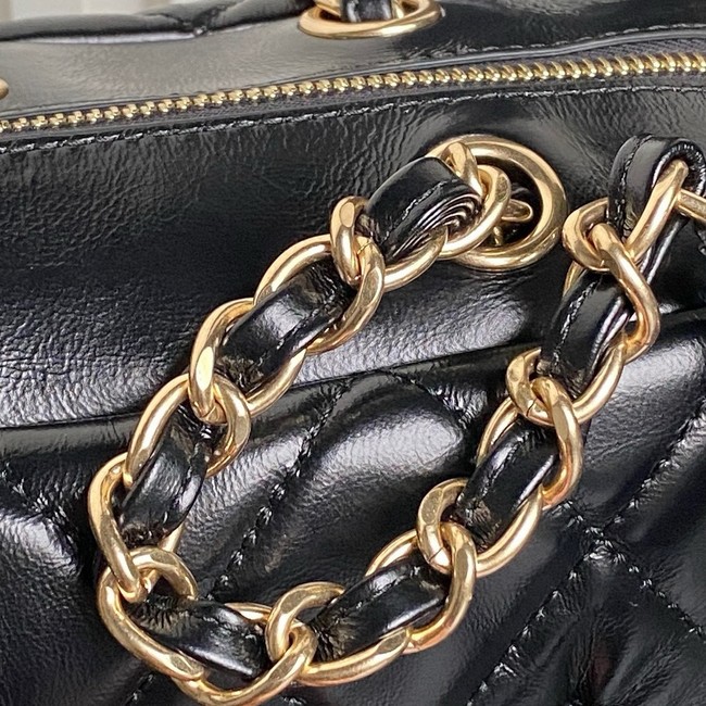 CHANEL CLUTCH WITH CHAIN AS4933 black