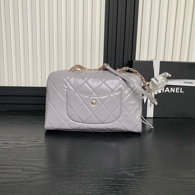 CHANEL CLUTCH WITH CHAIN AS4933 gray