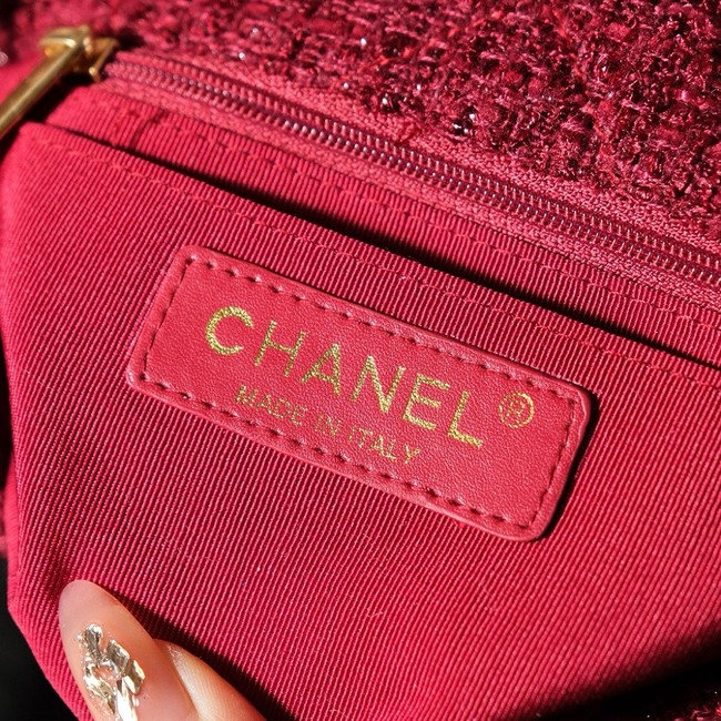 CHANEL SMALL HANDBAG 24N red