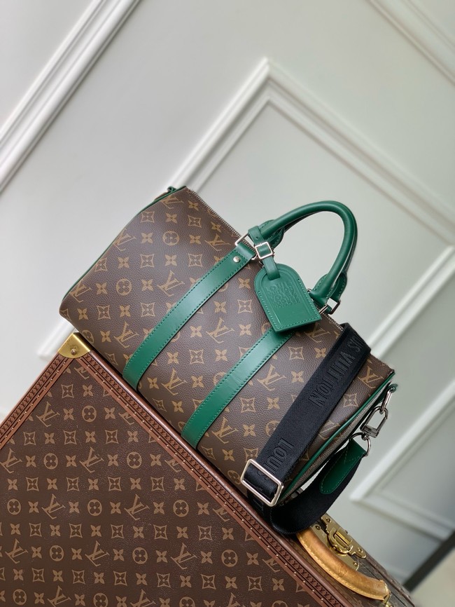 Louis Vuitton Keepall Bandouliere 35 M12765 Borneo Green