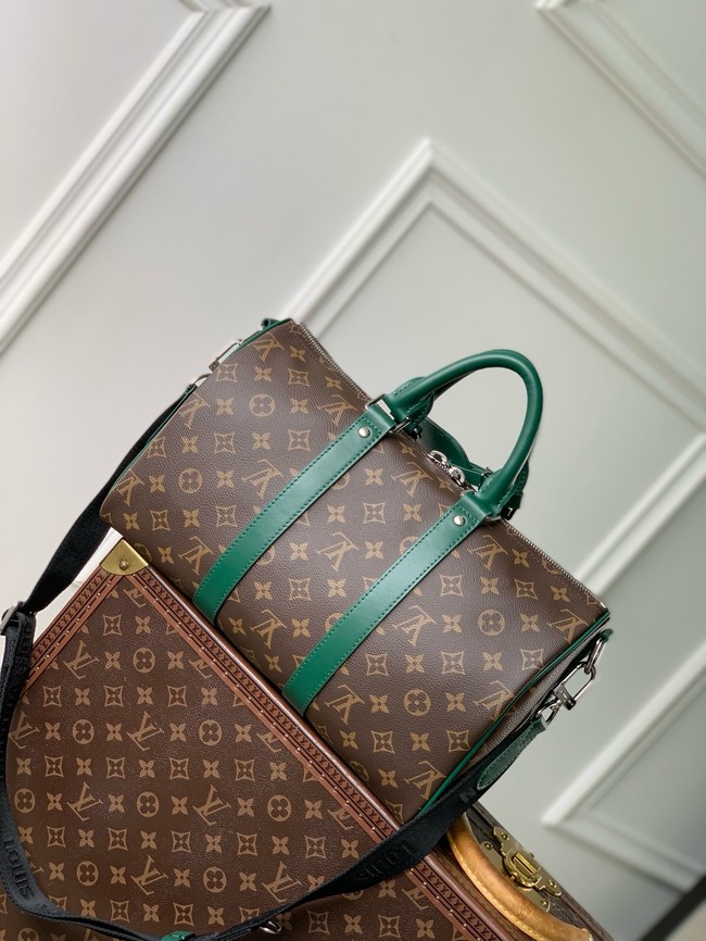 Louis Vuitton Keepall Bandouliere 35 M12765 Borneo Green