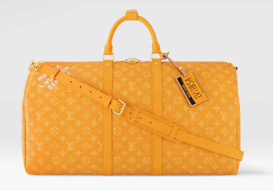 Louis Vuitton 57th Street NYC Keepall Bandouliere 55 EXCLUSIVE M13186 Yellow