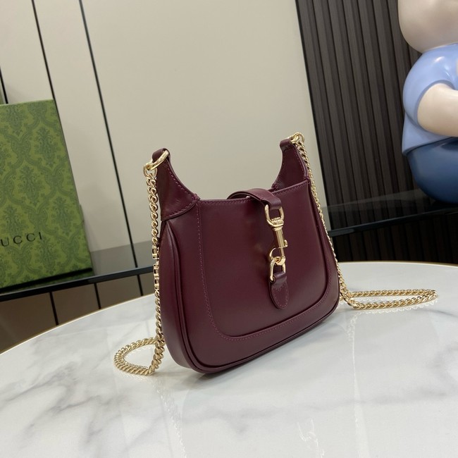 GUCCI JACKIE NOTTE MINI BAG 782889 Rosso Ancora