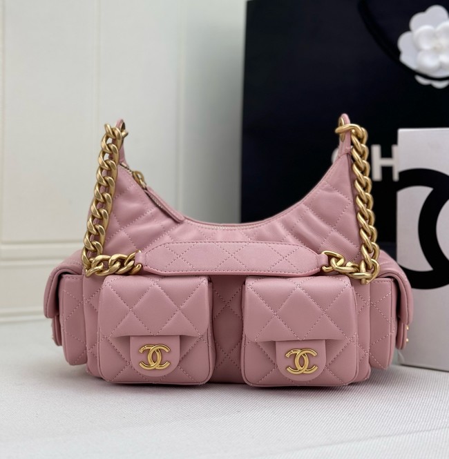 Chanel MAXI HOBO BAG AS5338 PINK