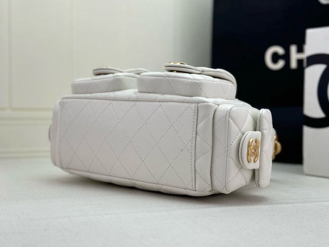 Chanel MAXI HOBO BAG AS5338 WHITE