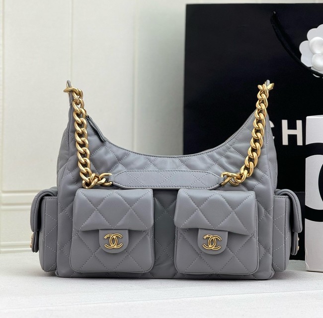 Chanel MAXI HOBO BAG AS5339 GRAY