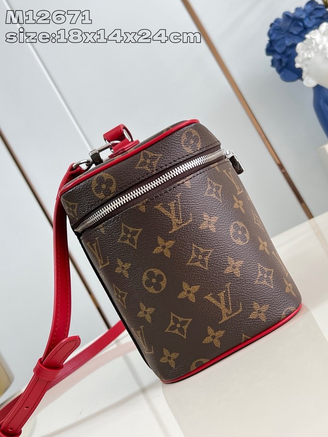 Louis Vuitton Vanity Chain Pouch M12668 red