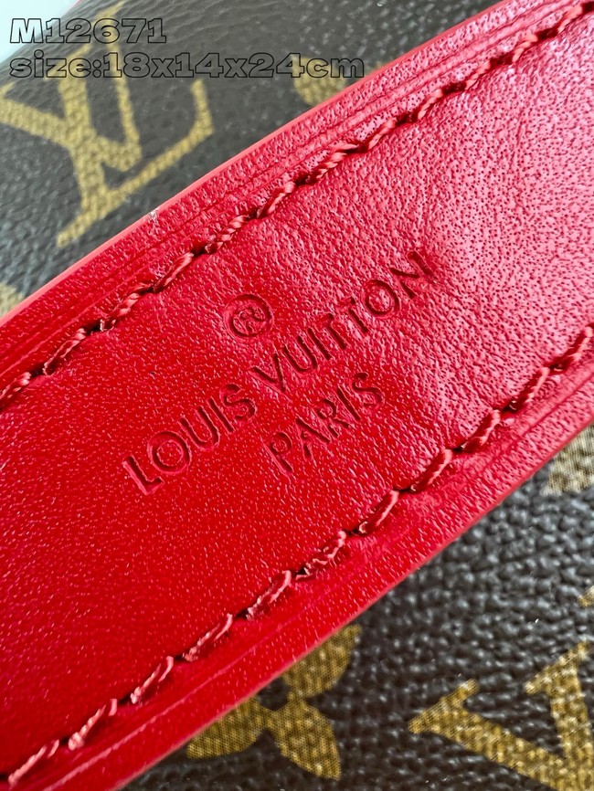 Louis Vuitton Vanity Chain Pouch M12668 red