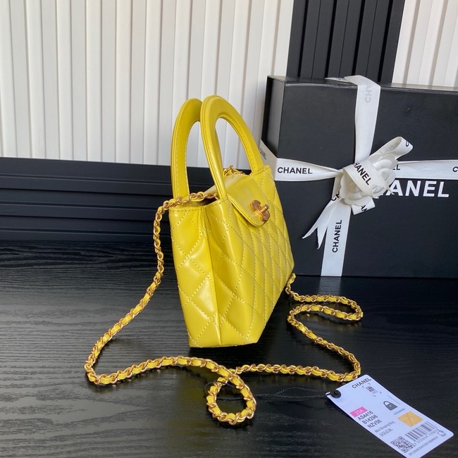 Chanel MINI SHOPPING BAG AS4416 yellow