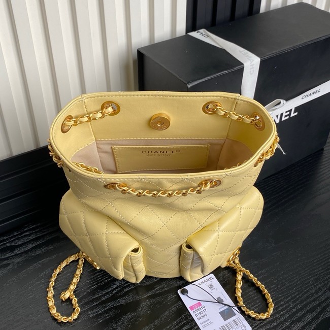 CHANEL BACKPACK AS5310 yellow