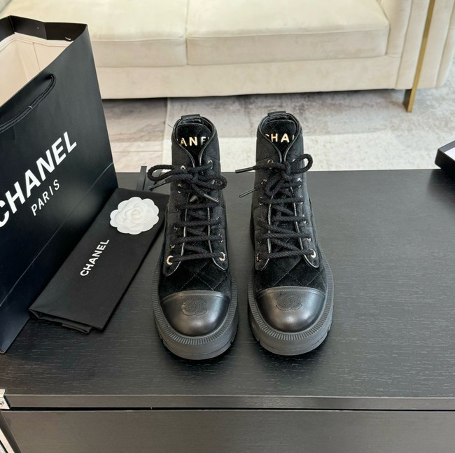 Chanel WOMENS SHORT BOOTS 55754-1